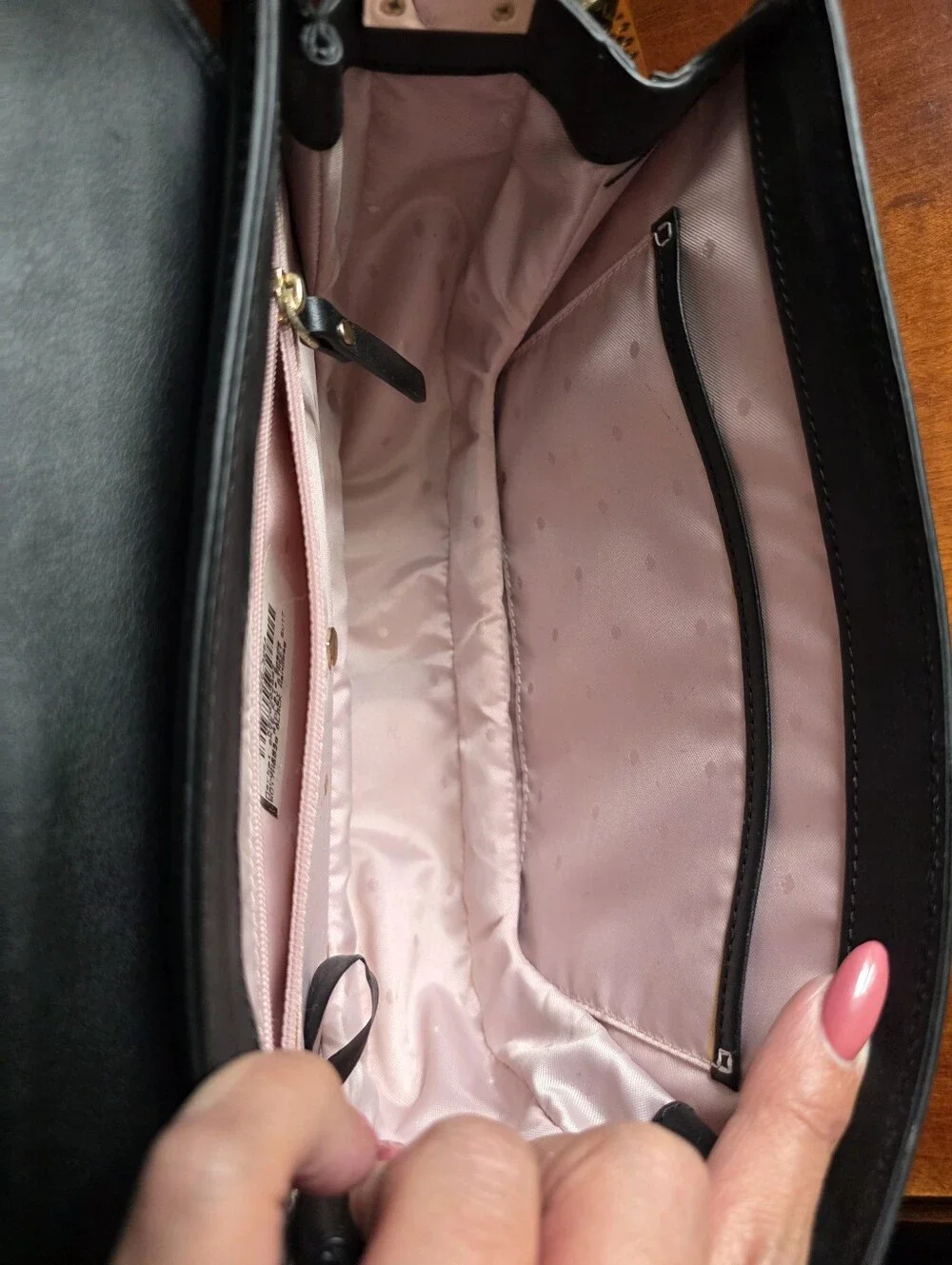 Kate Spade Ridley Street Skye Market Sample Black Leather Crossbody Bag
